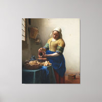 JOHANNES VERMEER - A ordenhadora 1658