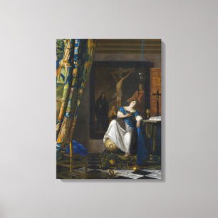 Impressão Em Tela Johannes Vermeer - Alegoria de fé