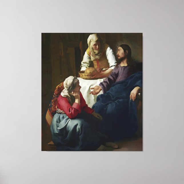 Impressão Em Tela Johannes Vermeer art (Frente)