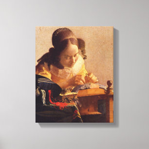 Impressão Em Tela Johannes Vermeer - O Lacemaker
