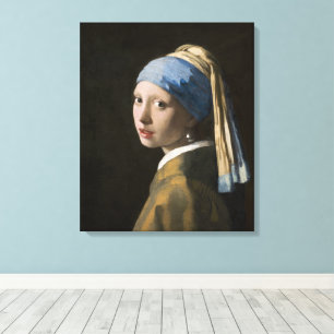 Impressão Em Tela Johannes Vermeer, Rapariga com um Ouriço