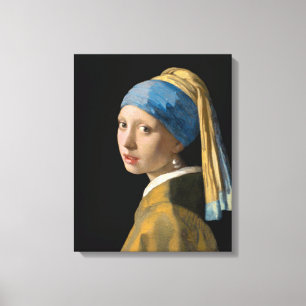 Impressão Em Tela Johannes Vermeer - Rapariga com um Ouriço de Pér