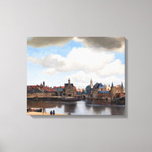 Impressão Em Tela Johannes Vermeer - Vista de Delft