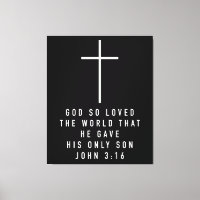 John 316 Fwall Art ou God So Love The World bíblia