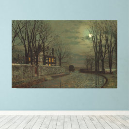 Impressão Em Tela John Atkinson Grimshaw - A Curva da Estrada