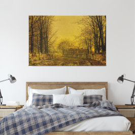 Impressão Em Tela John Atkinson Grimshaw - A Estrada da Rainha