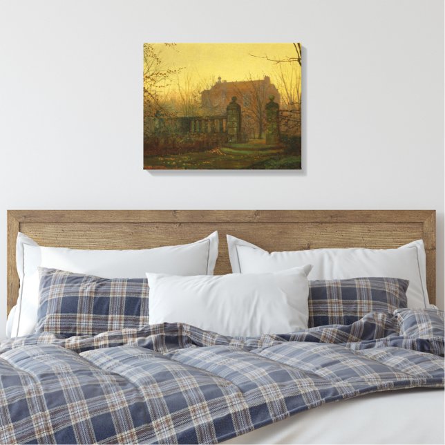 Impressão Em Tela John Atkinson Grimshaw - Manhã de Outono (Insitu(Quarto))