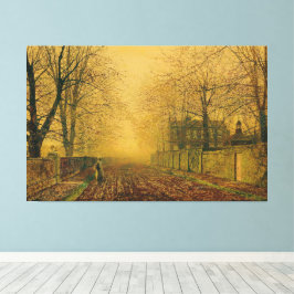 Impressão Em Tela John Atkinson Grimshaw - Sob as Bétulas