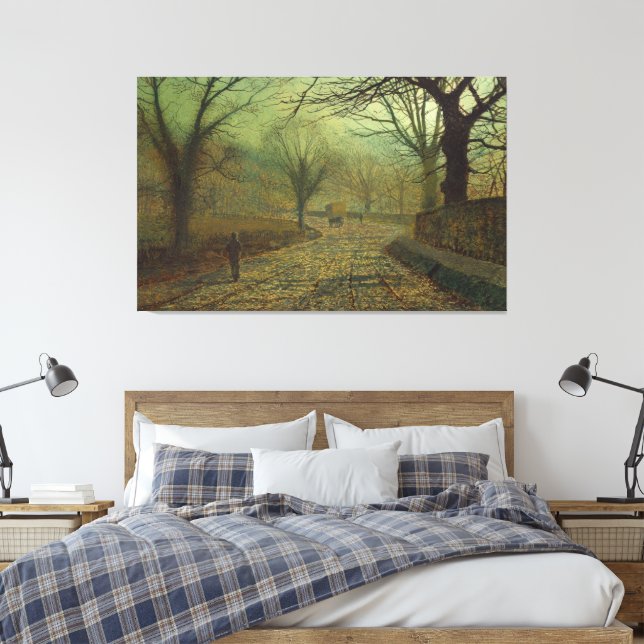 Impressão Em Tela John Atkinson Grimshaw - Stapleton Park, near Pont (Insitu(Quarto))