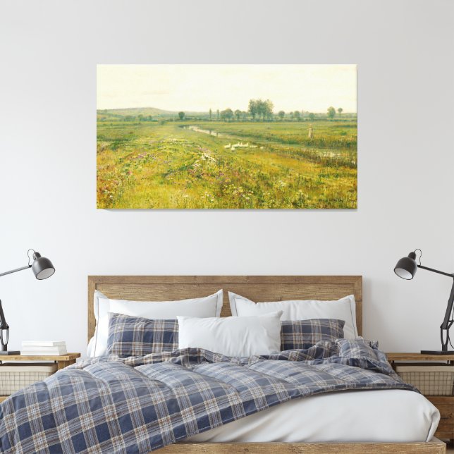Impressão Em Tela John Atkinson Grimshaw - Uma Extensa Terra de Prad (Insitu(Quarto))