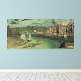 Impressão Em Tela John Atkinson Grimshaw - Whitby Docks 