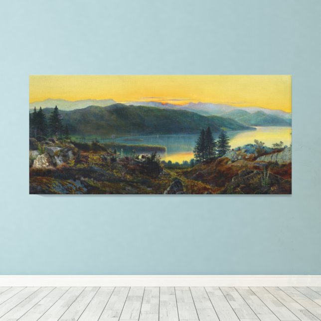 Impressão Em Tela John Atkinson Grimshaw - Windermere  (Insitu(piso de madeira))