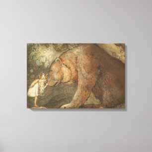 Impressão Em Tela John Bauer - Basse pequeno pobre