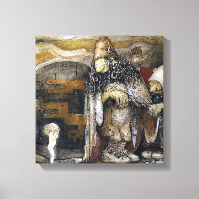 Impressão Em Tela John Bauer Troll (Frente)