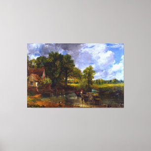 Impressão Em Tela JOHN CONSTABLE - The Hay Wain - 1821 - Romantismo