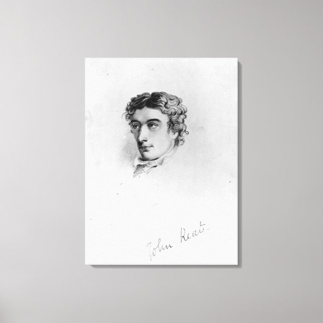 Impressão Em Tela John Keats (Frente)