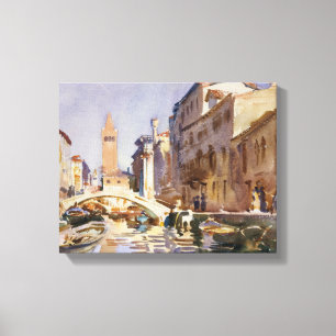 Impressão Em Tela John Singer Sargent - canal Venetian