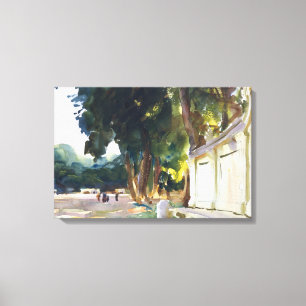 Impressão Em Tela John Singer Sargent - Dia médio espanhol, Aranjuez