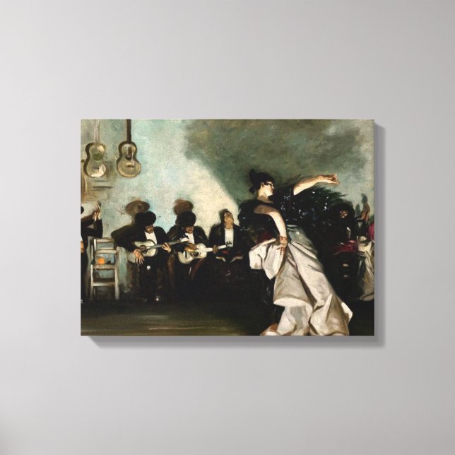 Impressão Em Tela John Singer Sargent- El Jaleo (Frente)