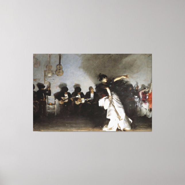 Impressão Em Tela John Singer Sargent - El Jaleo (Frente)