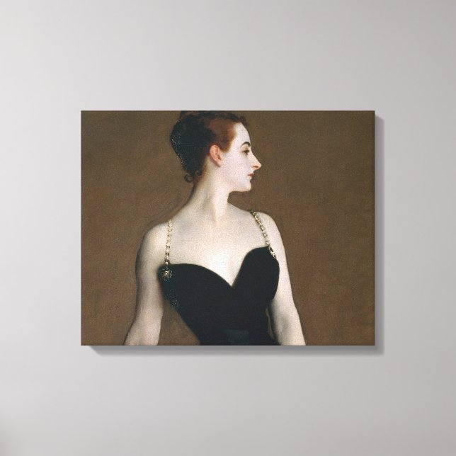 Impressão Em Tela John Singer Sargent Madame X Retrato Clássico (Frente)