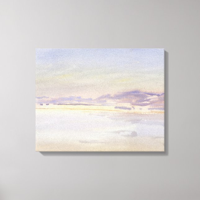 Impressão Em Tela John Singer Sargent - pôr do sol no mar (Frente)