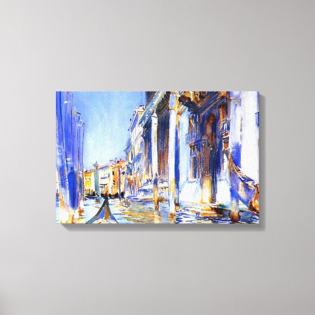 Impressão Em Tela John Singer Sargent Rio dell’Angelo Veneice (Frente)