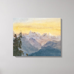 Impressão Em Tela John Singer Sargent - Vista do Monte Pilatus