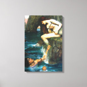 Impressão Em Tela John William Waterhouse a sirene