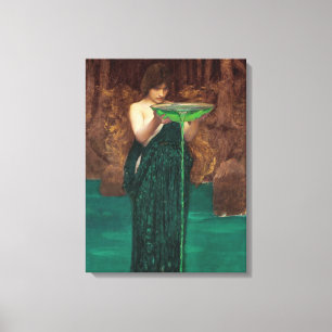 Impressão Em Tela John William Waterhouse Circe Invidiosa Mythologic