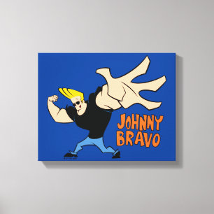 Impressão Em Tela Johnny Bravo Iconic Pose