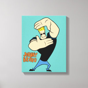 Impressão Em Tela Johnny Bravo Picture Frame Pose