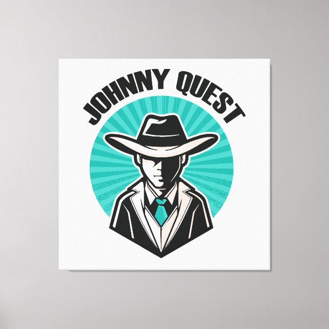 Impressão Em Tela Johnny Quest (Frente)