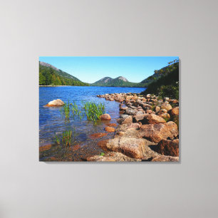 Impressão Em Tela Jordan Pond II no Parque Nacional de Acadia