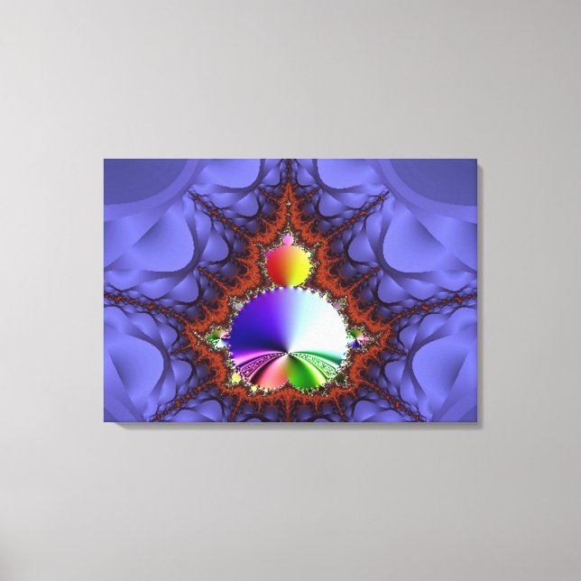 Impressão Em Tela Jornada Fractal (Frente)