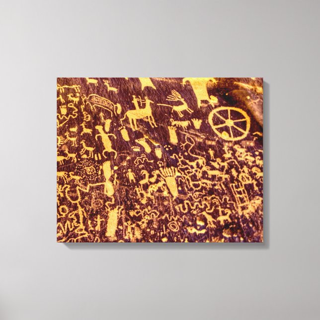 Impressão Em Tela Jornal Rock American Indian Utah (Frente)