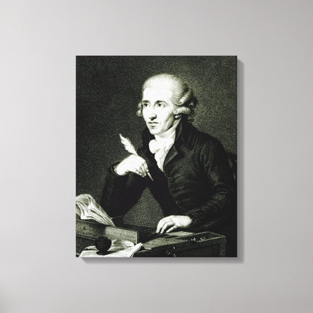 Impressão Em Tela Joseph Haydn c.1770 (Frente)