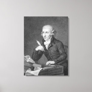 Impressão Em Tela Joseph Haydn gravou por Schiavonnetti, 1792