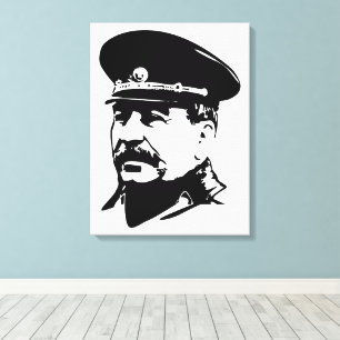 Impressão Em Tela Joseph Stalin, URSS, CCCP, União Soviética, Comuni