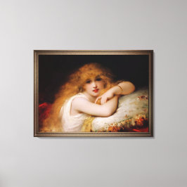 Impressão Em Tela Jovem Mulher de Lazer de Pierre Coomans