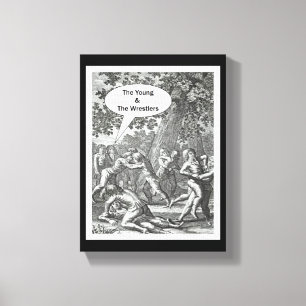 Impressão Em Tela Jovens e lutadores