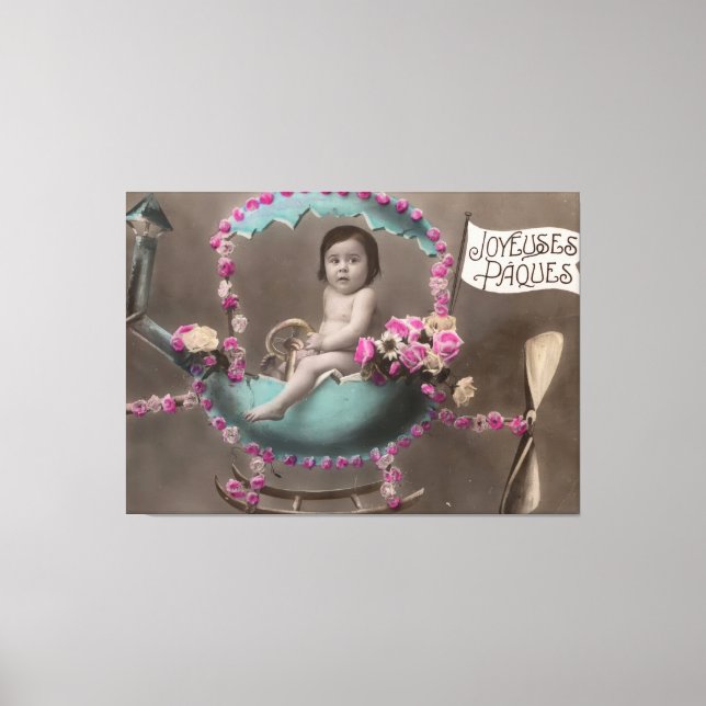 Impressão Em Tela Joyeuse Paques (Frente)