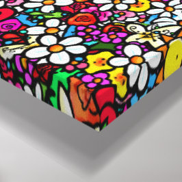 Impressão Em Tela Joyful Garden Groovy