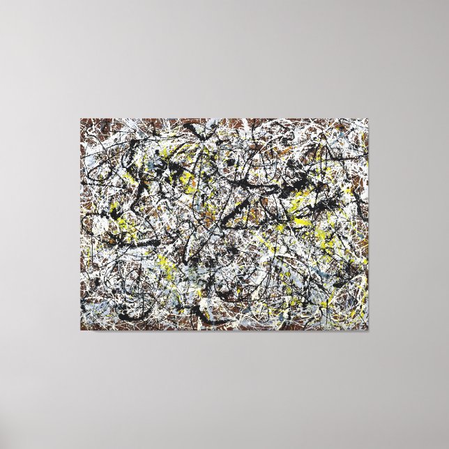 IMPRESSÃO EM TELA JP. - MURAL ON INDIAN RED GROUND - 1950 - (Frente)