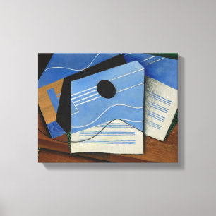 Impressão Em Tela Juan Gris - Violão em uma Mesa