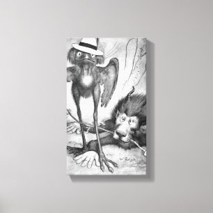 Impressão Em Tela Jubjub Bird e o Bandersnatch