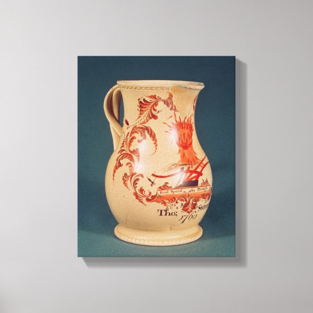 Impressão Em Tela Jug, Leeds, c.1770 (Frente)