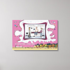 Impressão Em Tela Just Leave Your Underwear | Get Well 24x16