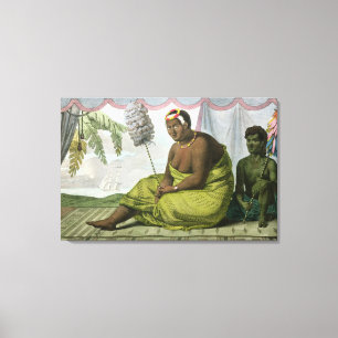 Impressão Em Tela Ka'ahumanu, rainha das ilhas de sanduíche