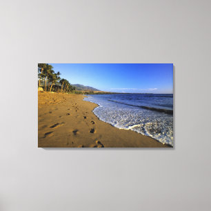 Impressão Em Tela Kaanapali Beach, Maui, Havaí, EUA